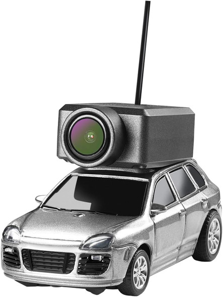 Skymaker Fpv Rc Car 1/64 Mini Rc Drift Car With 2.4Ghz Hd 720P Camera For Adult Built-In Gyroscope Vr Both Remote Control And Wifi App Control (Silver)