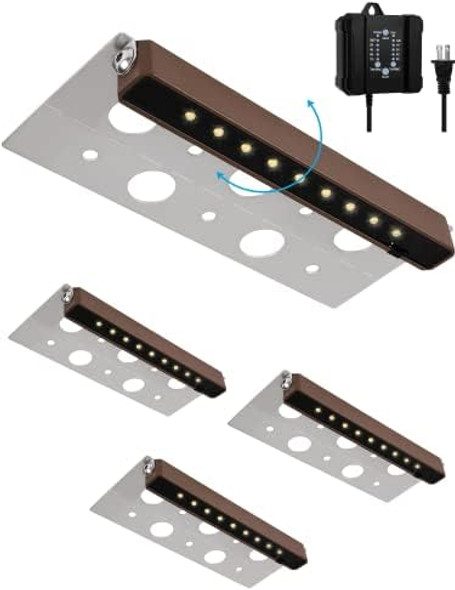 Smy Lighting 4Pack 7Inch 2.5W Led Hardscape Light With Low Voltage Transformer And Timer Smy Lighting 4Pack 7Inch 2.5W Led Hardscape Light With Low Voltage Transformer And Timer
