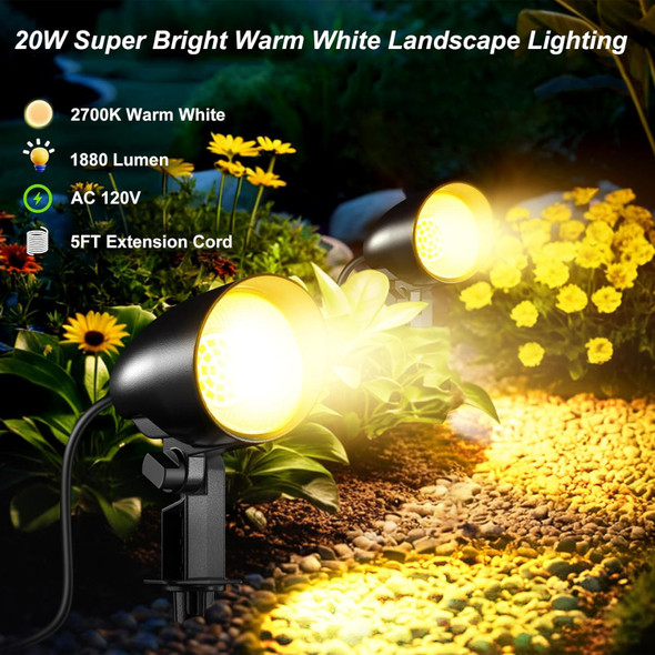20W Rgbw Landscape Lighting Color Changing Outdoor Spotlight With Remote Control 1880Lm Ip66 Waterproof Led Spot Lights For Christmas Decorative Garden Pathway 120V Us Plug 2 Pack 20W Rgbw Landscape Lighting Color Changing Outdoor Spotlight With Remote Control 1880Lm Ip66 Waterproof Led Spot Lights For Christmas Decorative Garden Pathway 120V Us Plug 2 Pack