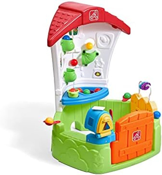 Step2 Toddler Corner House Kids Playhouse Indoor/Outdoor Playset Play Gym With Kitchenette Includes 15 Piece Toy Accessories Made Of Durable Plastic For Toddlers 1+ Years Old Step2 Toddler Corner House Kids Playhouse Indoor/Outdoor Playset Play Gym With Kitchenette Includes 15 Piece Toy Accessories Made Of Durable Plastic For Toddlers 1+ Years Old