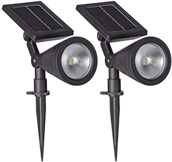 Sterno Home Gl40460 Outdoor Solar Led Black Light Kit Ground Or Wall Mountable Landscape Waterproof Security Lighting With Adjustable Spotlight For Patio Porch Deck Garden Pool - 2 Pack Sterno Home Gl40460 Outdoor Solar Led Black Light Kit Ground Or Wall Mountable Landscape Waterproof Security Lighting With Adjustable Spotlight For Patio Porch Deck Garden Pool - 2 Pack