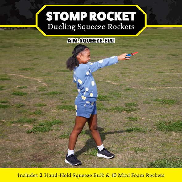 Stomp Rocket Squeeze Rocket 8 Player Party Pack - Includes 8 Launchers 40 Soft Foam Rockets - Rocket Launcher Stem - Ages 4 & Up - Fun Backyard & Outdoor Kids Toys s For Boys & Girls Stomp Rocket Squeeze Rocket 8 Player Party Pack - Includes 8 Launchers 40 Soft Foam Rockets - Rocket Launcher Stem - Ages 4 & Up - Fun Backyard & Outdoor Kids Toys s For Boys & Girls