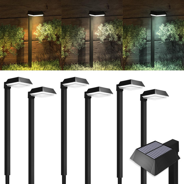 Sunco 6 Pack 2W Solar Sidewalk Dusk To Dawn Outdoor Backyard Walkway Garden Driveway Landscape Waterproof Patio Yard Lawn Super Bright Path Lights 100 Lumens 3Cct 3000K/5000K/7000K Non-Dimmable. Sunco 6 Pack 2W Solar Sidewalk Dusk To Dawn Outdoor Backyard Walkway Garden Driveway Landscape Waterproof Patio Yard Lawn Super Bright Path Lights 100 Lumens 3Cct 3000K/5000K/7000K Non-Dimmable.
