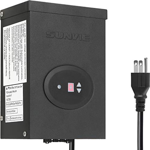 Sunvie 300W Low Voltage Transformer For Landscape Lighting With Timer And Photocell Sensor Waterproof Power Supply For Landscape Lights Path Lights Outdoor Spotlight 120V Ac To 12V /14V Ac(Etl Listed) Sunvie 300W Low Voltage Transformer For Landscape Lighting With Timer And Photocell Sensor Waterproof Power Supply For Landscape Lights Path Lights Outdoor Spotlight 120V Ac To 12V /14V Ac(Etl Listed)
