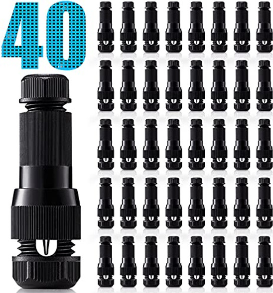 Sunvie Low Voltage Landscape Lights Wire Connectors 12-16 Gauge Landscape Lighting Wire Connector For Garden Pathway Lights Spotlight Work With Malibu Paradise And Other Outdoor Lighting (40 Pack) Sunvie Low Voltage Landscape Lights Wire Connectors 12-16 Gauge Landscape Lighting Wire Connector For Garden Pathway Lights Spotlight Work With Malibu Paradise And Other Outdoor Lighting (40 Pack)