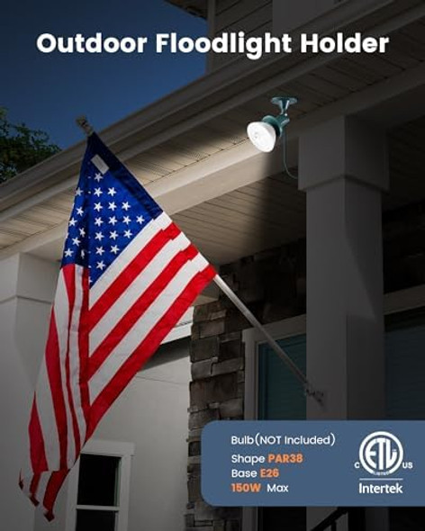 Suraielec Outdoor Flood Light Holder Waterproof Led Spot Lights With Wall Mount Base Plug In Spotlight For Yard Trees Decor Fits Par38 Bulbs 6 Ft Extension Cord Etl Listed 2 Pack Suraielec Outdoor Flood Light Holder Waterproof Led Spot Lights With Wall Mount Base Plug In Spotlight For Yard Trees Decor Fits Par38 Bulbs 6 Ft Extension Cord Etl Listed 2 Pack