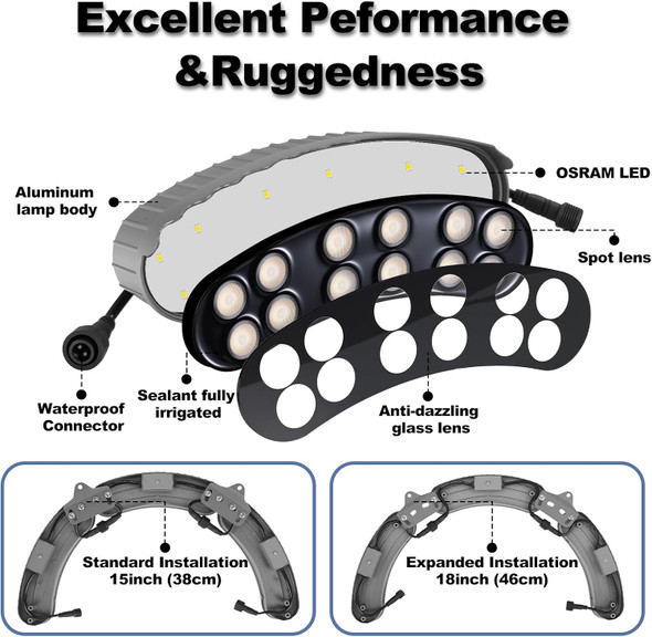 Outdoor Ring Tree LightDc24V Led Tree Landscape Spotlight 3000K Warm WhiteIp67 WaterproofSuitable For Palm Tree Lights 、Yard、Garden、 6Pack Outdoor Ring Tree LightDc24V Led Tree Landscape Spotlight 3000K Warm WhiteIp67 WaterproofSuitable For Palm Tree Lights 、Yard、Garden、 6Pack