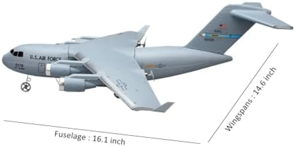 Rc Plane2 Channels Remote Control Airplane RtfRc Airplane C-17Remote Control Plane For Kids Adults Beginner
