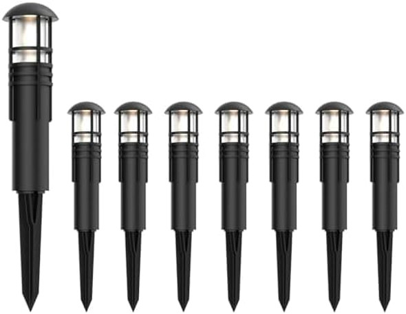 Malibu Aged Iron Collection Led Bollard Pathway Light Low Voltage Landscape Lighting Outdoor Bollard Lights For Lawn Patio Yard Walkway Driveway Pathway Garden Landscape 8 Pack 8400-4320-08 Black Malibu Aged Iron Collection Led Bollard Pathway Light Low Voltage Landscape Lighting Outdoor Bollard Lights For Lawn Patio Yard Walkway Driveway Pathway Garden Landscape 8 Pack 8400-4320-08 Black
