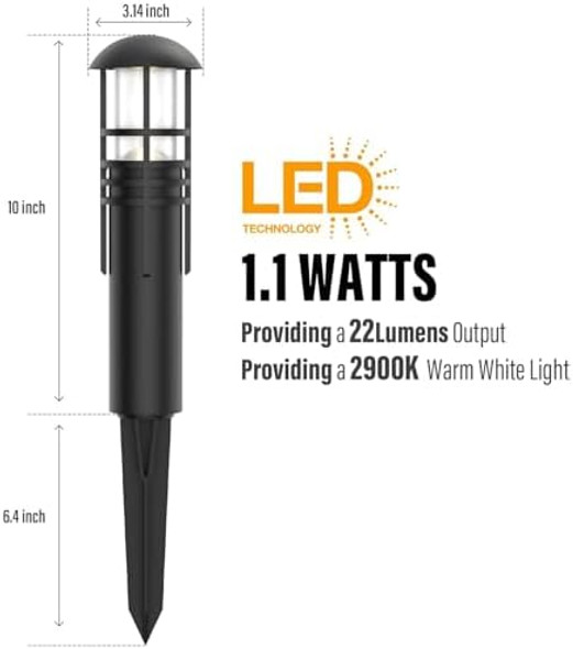 Malibu Aged Iron Collection Led Bollard Pathway Light Low Voltage Landscape Lighting Outdoor Bollard Lights For Lawn Patio Yard Walkway Driveway Pathway Garden Landscape 8 Pack 8400-4320-08 Black Malibu Aged Iron Collection Led Bollard Pathway Light Low Voltage Landscape Lighting Outdoor Bollard Lights For Lawn Patio Yard Walkway Driveway Pathway Garden Landscape 8 Pack 8400-4320-08 Black