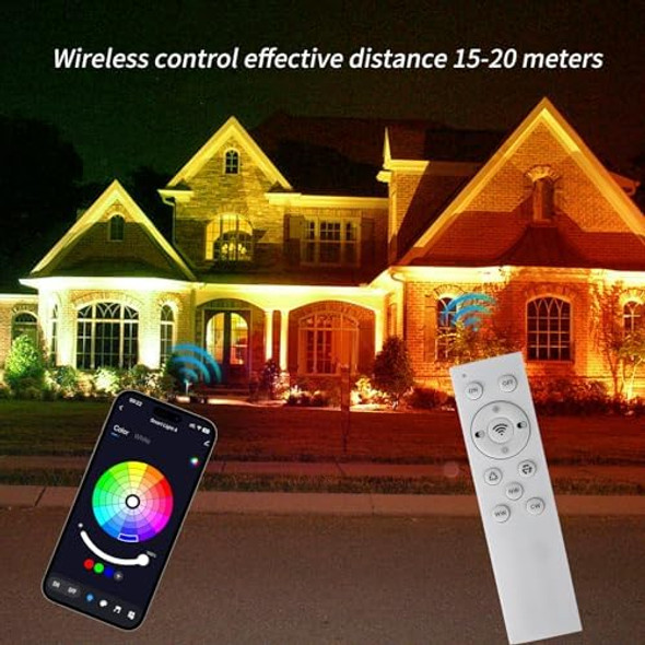 Led Flood Light 50W 50W Equivalent 3500 Lm Outdoor Color Changing Led Stage Landscape Lights Bluetooth Rgbcw Smart Floodlights 2700K & 16 Million Colors&Timing& Music Sync Ip66 (2 Pack) Led Flood Light 50W 50W Equivalent 3500 Lm Outdoor Color Changing Led Stage Landscape Lights Bluetooth Rgbcw Smart Floodlights 2700K & 16 Million Colors&Timing& Music Sync Ip66 (2 Pack)