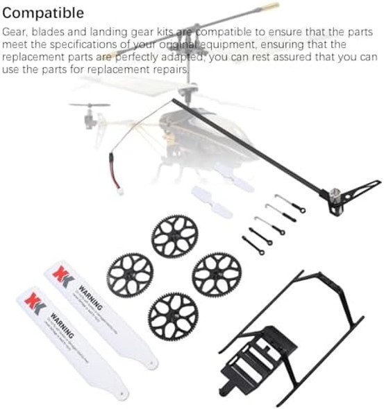 Uniqus Rc Helicopter Parts Kit Enhances Control & Safety For Xk K11/K110S Adults Unisex