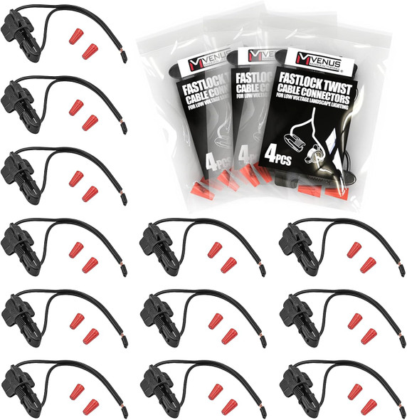 Low Voltage Wire Connector For 12-18 Gauge Low Voltage Wire Connectors For Landscape Lighting Path Lights Spotlight 4Pack Low Voltage Wire Connector For 12-18 Gauge Low Voltage Wire Connectors For Landscape Lighting Path Lights Spotlight 4Pack