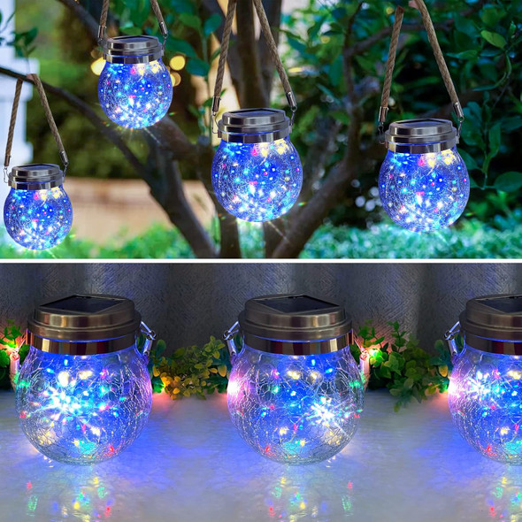 Hanging Outdoor Solar LightsVge 2 Pack 30Led Cracked Glass Ball Decorative LightsSolar Powered Waterproof Landscape Lights With Handle For Tree Yard Garden Patio Fence Holiday Decor(Pingk) Hanging Outdoor Solar LightsVge 2 Pack 30Led Cracked Glass Ball Decorative LightsSolar Powered Waterproof Landscape Lights With Handle For Tree Yard Garden Patio Fence Holiday Decor(Pingk)