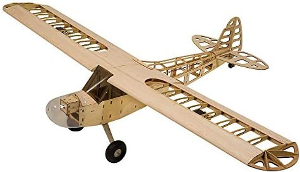 Viloga Rc Balsa Airplane Kit Piper Cub J3 Laser Cut 46" Wooden Model Airplanes Kits To Build For Adults Diy Unassembled Rc Plane For Hobby Fly (Kit Only)