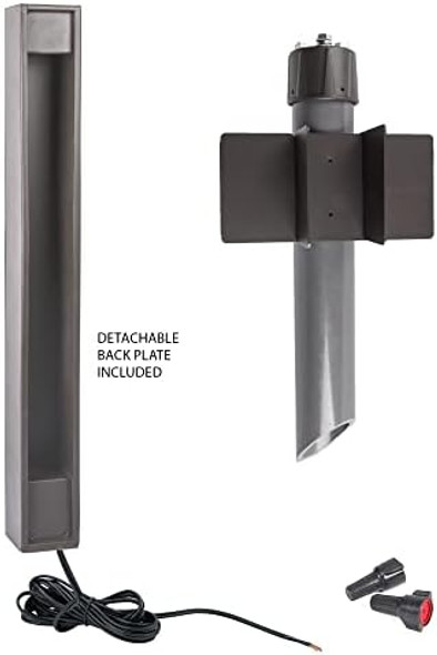 Wac Landscape Lighting Gate Led 12V Bollard Light 2700K Warm Built-In Led In Bronze Wac Landscape Lighting Gate Led 12V Bollard Light 2700K Warm Built-In Led In Bronze