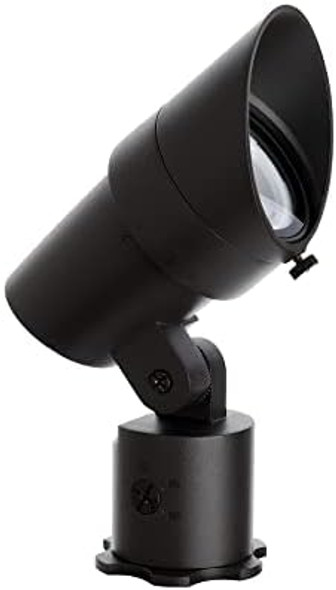 Wac Landscape Lighting Led 12V Medium Size Accent Light With Adjustable Beam Angle And Integral Brightness Control 50-1300 Lumens 3000K Warm White Built-In Led In Black Wac Landscape Lighting Led 12V Medium Size Accent Light With Adjustable Beam Angle And Integral Brightness Control 50-1300 Lumens 3000K Warm White Built-In Led In Black