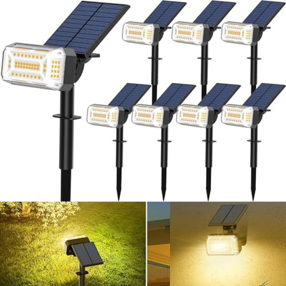 46 Led Solar Spot Lights Outdoor Waterproof + 102 Led Solar Spotlights 46 Led Solar Spot Lights Outdoor Waterproof + 102 Led Solar Spotlights