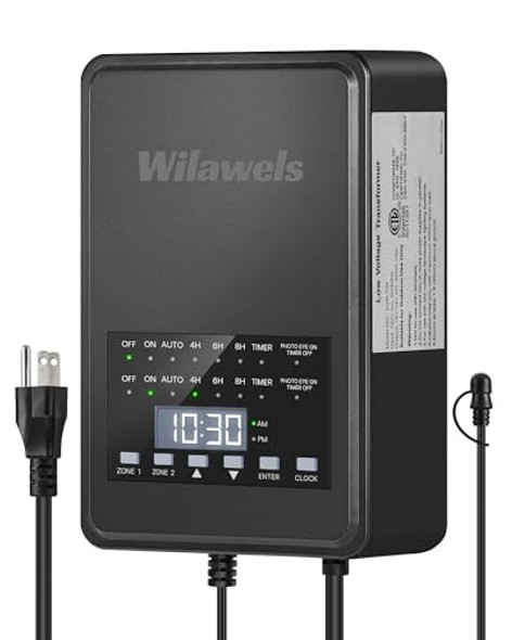 300W Low Voltage Landscape Transformer And 600W Low Voltage Landscape Transformer Bundle Landscape Lighting Transformer With Timer And Photocell Sensor D26Lt06-D25Lt06 300W Low Voltage Landscape Transformer And 600W Low Voltage Landscape Transformer Bundle Landscape Lighting Transformer With Timer And Photocell Sensor D26Lt06-D25Lt06