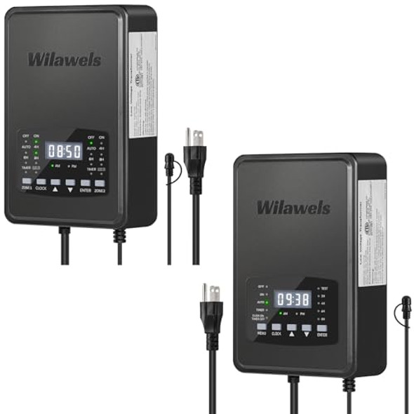200W Low Voltage Landscape Transformer And 500W Low Voltage Landscape Transformer Bundle Landscape Lighting Transformer With Timer And Photocell Sensor D11Lt06-D24Lt06 200W Low Voltage Landscape Transformer And 500W Low Voltage Landscape Transformer Bundle Landscape Lighting Transformer With Timer And Photocell Sensor D11Lt06-D24Lt06