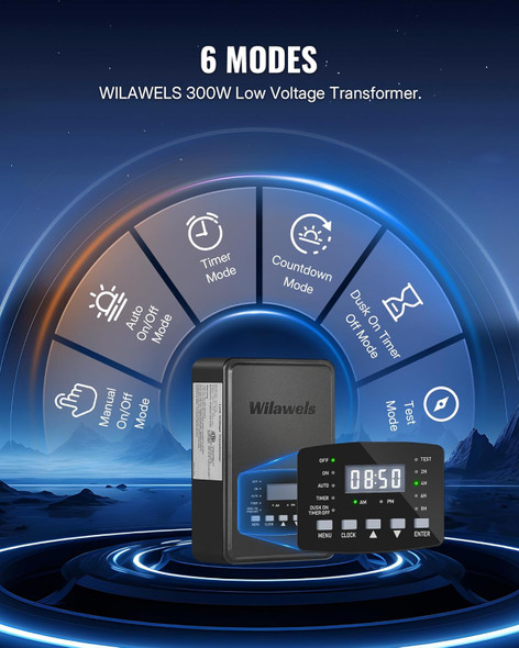 300W Low Voltage Landscape Transformer Weatherproof Outdoor Low Voltage Transformer 120V Ac To 12/14V Ac Landscape Lighting Transformer With Timer And Photocell Sensor Etl Listed D12Lt06 300W Low Voltage Landscape Transformer Weatherproof Outdoor Low Voltage Transformer 120V Ac To 12/14V Ac Landscape Lighting Transformer With Timer And Photocell Sensor Etl Listed D12Lt06