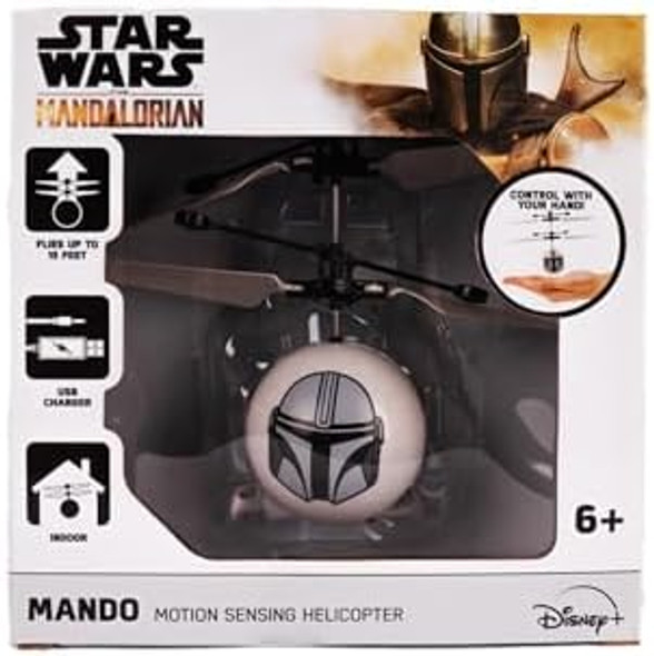 World Tech Toys Star Wars Mando Flying Toy – Motion Sensing Flying Ball With Usb Charging - Star Wars Licensed - Indoor/Outdoor Drone For Kids Ages 6+ World Tech Toys Star Wars Mando Flying Toy – Motion Sensing Flying Ball With Usb Charging - Star Wars Licensed - Indoor/Outdoor Drone For Kids Ages 6+