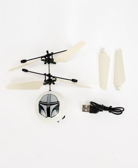 World Tech Toys Star Wars Mando Flying Toy – Motion Sensing Flying Ball With Usb Charging - Star Wars Licensed - Indoor/Outdoor Drone For Kids Ages 6+ World Tech Toys Star Wars Mando Flying Toy – Motion Sensing Flying Ball With Usb Charging - Star Wars Licensed - Indoor/Outdoor Drone For Kids Ages 6+