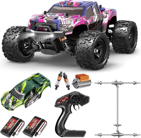 1:18 All Terrain Rc Car For Adults & Boys (18305) 4Wd Off-Road Rc Truck High Speed Fast 40+ Kph 4X4 Waterproof Remote Control Car With 2 Rechargeable Batteries 1:18 All Terrain Rc Car For Adults & Boys (18305) 4Wd Off-Road Rc Truck High Speed Fast 40+ Kph 4X4 Waterproof Remote Control Car With 2 Rechargeable Batteries