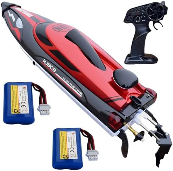 14 Inch Rc Boat High Speed Remote Control Boat For Kids And Adults 2.4Ghz Outdoor Water Toy 23 + Mph Race Boat For Pool Lake & Great River 14 Inch Rc Boat High Speed Remote Control Boat For Kids And Adults 2.4Ghz Outdoor Water Toy 23 + Mph Race Boat For Pool Lake & Great River