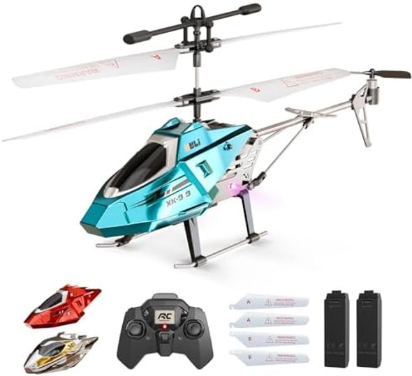 Xikotec Rc Helicopter Remote Control Helicopter For Kids 2.4 Ghz Led Light One-Key Take Off/Landing Altitude Hold Rc Toys For Boys Girls Xikotec Rc Helicopter Remote Control Helicopter For Kids 2.4 Ghz Led Light One-Key Take Off/Landing Altitude Hold Rc Toys For Boys Girls