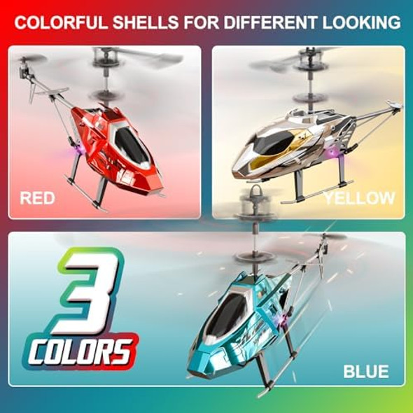 Xikotec Rc Helicopter Remote Control Helicopter For Kids 2.4 Ghz Led Light One-Key Take Off/Landing Altitude Hold Rc Toys For Boys Girls Xikotec Rc Helicopter Remote Control Helicopter For Kids 2.4 Ghz Led Light One-Key Take Off/Landing Altitude Hold Rc Toys For Boys Girls