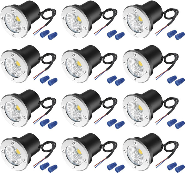 3W Led Low Voltage Landscape Lights Well Lights 12V-24V In Ground Lights Ip67 Waterproof Led Landscape Lighting For Floor Driveway Deck Step Garden Lights Outdoor Set Of 1 Warm White 3W Led Low Voltage Landscape Lights Well Lights 12V-24V In Ground Lights Ip67 Waterproof Led Landscape Lighting For Floor Driveway Deck Step Garden Lights Outdoor Set Of 1 Warm White