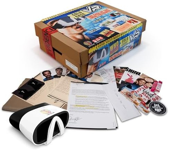 Abacus Brands Cold Case Vr - The Case Of The Fatal Follower - Immersive Vr Murder Mystery Party Game - 1 To 6 Players - For Ages 14 And Up