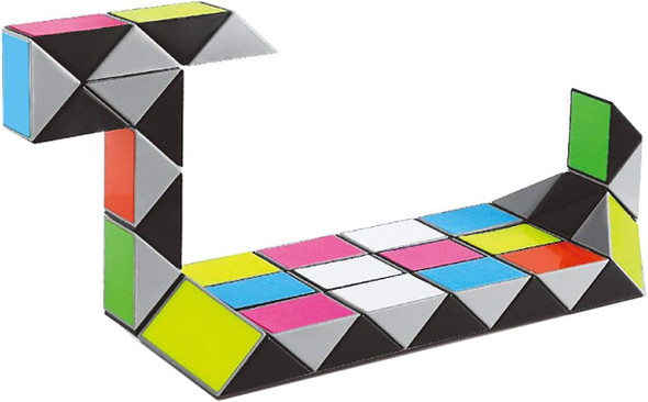 Ahyuan Larger Snake Cube Puzzle Fidget Sensory Toy Vivid Rainbow 8 Colors Magic Ruler Twist Cube Puzzle Games Brain Teaser Puzzles Top Anti-Anxiety Fidget Twisty Toys (48 Wedges) Ahyuan Larger Snake Cube Puzzle Fidget Sensory Toy Vivid Rainbow 8 Colors Magic Ruler Twist Cube Puzzle Games Brain Teaser Puzzles Top Anti-Anxiety Fidget Twisty Toys (48 Wedges)