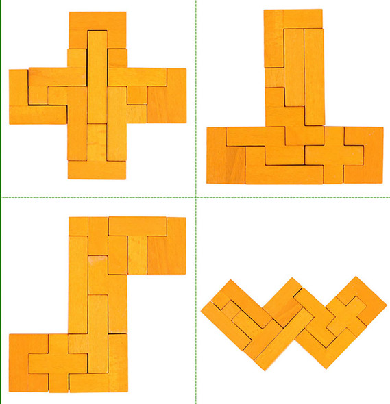 Alalatois Wooden Puzzle Pattern Blocks Brain Teasers Game 3D Russian Building Toy Geometric Wood Tangram Shape Jigsaw Puzzles Montessori Stem Educational Toys For Kids Adults (Multicolor) Alalatois Wooden Puzzle Pattern Blocks Brain Teasers Game 3D Russian Building Toy Geometric Wood Tangram Shape Jigsaw Puzzles Montessori Stem Educational Toys For Kids Adults (Multicolor)