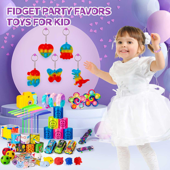 Amroanz Party Favors For Kids 4-8,8-12,147 Pcs Treasure Box Toys For Classroom,Prize Box For Classroom,Treasure Chest Prizes,Goodie Bags Stuffers For Kids,Pinata Stuffers,Fidget Box