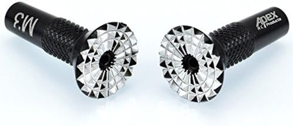 Apex Rc Products Black Aluminum Futaba/Spektrum Dx6 Dx6I Dx7S Dx8 Dx9 / Taranis X9Drc Transmitter Gimbal Stick Ends #1712 Apex Rc Products Black Aluminum Futaba/Spektrum Dx6 Dx6I Dx7S Dx8 Dx9 / Taranis X9Drc Transmitter Gimbal Stick Ends #1712