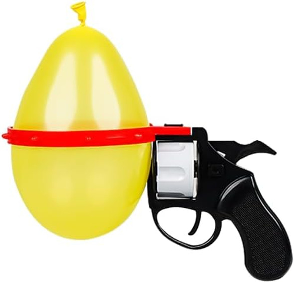 Bimoci Who Is The Lucky One Tonight Russian Roulette, Lucky Balloon Gun - Party Game - Fun Family Games - Lucky Games - Adult Games