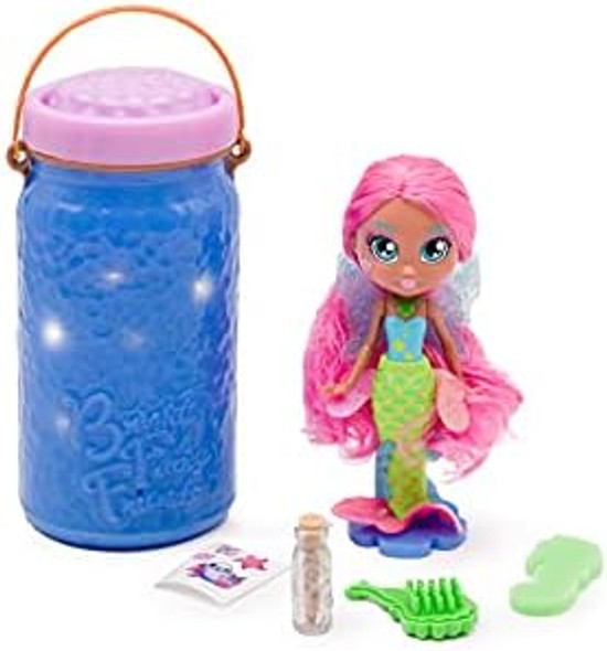 Bright Fairy Friends Bff Mermaid Doll With Color Change Wings, 4 Surprise Mermaid Accessories, Motion Activated Light Up Jar, Ideal Nightlight For Kids, s For Kids 3 Years And Older
