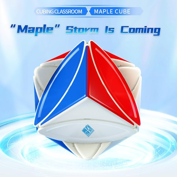Bukefuno Moyu Maple Leaves Magnetic Speed Magic Cube Stickerless Mfjs Maple Leaf Magnets Cubing Puzzle Classroom Speed Ivy Magic Cube Toys (Magnetic Version)