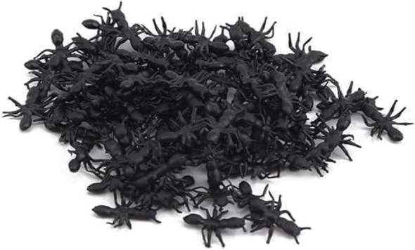 Bwesoo 100Pcs Black Fake Black Ant Realistic Imitation For Halloween Prank Props Simple And Sophisticated Design Executive Desk Games Bwesoo 100Pcs Black Fake Black Ant Realistic Imitation For Halloween Prank Props Simple And Sophisticated Design Executive Desk Games