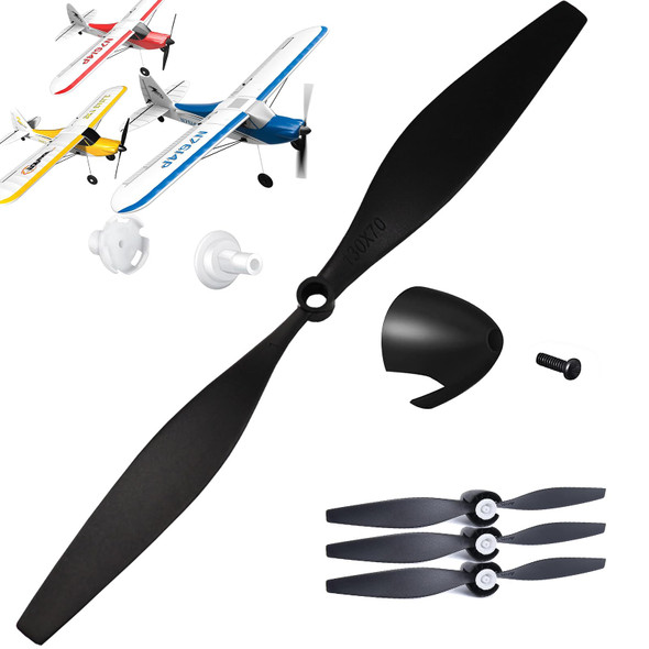 Chusike 3 Pcs Propellers For Tr-C385 4 Channel Tr-C285G Rc Airplane, Rc Spare Propellers With Propeller Savers And Adapters Rc Airplane Chusike 3 Pcs Propellers For Tr-C385 4 Channel Tr-C285G Rc Airplane, Rc Spare Propellers With Propeller Savers And Adapters Rc Airplane