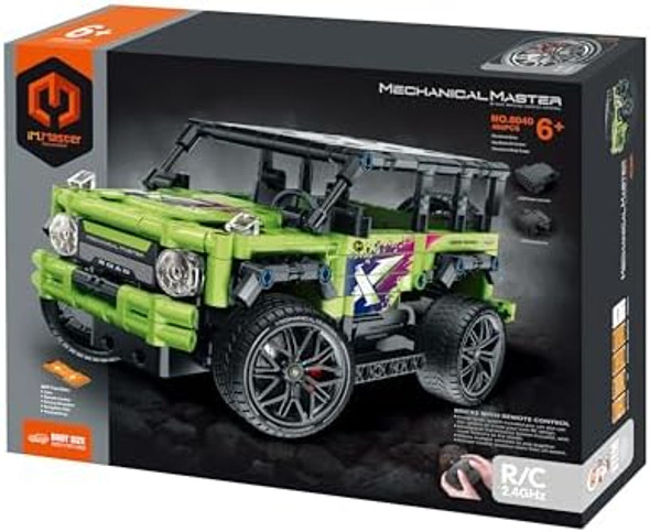 Dakott Stem Car Toy Building Toy For Age 6+, App Programming Remote Control 2In1 Off-Roader Building Block Take Apart Toy, 484 Pcs Diy Building Kit, Learning Engineering Construction R/C Toys