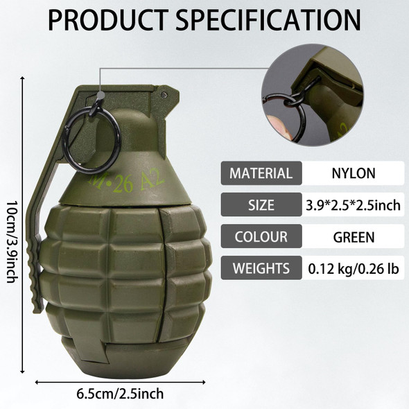 Disratw M26A2 Airsoft Grenade Toys Tactical Grenade Plastic Cs Battle Game Toy Hand Grenades Pull Ring Toys Role Play Model Prop For Age 14+ Disratw M26A2 Airsoft Grenade Toys Tactical Grenade Plastic Cs Battle Game Toy Hand Grenades Pull Ring Toys Role Play Model Prop For Age 14+
