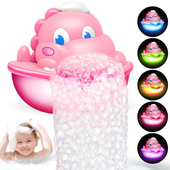 Diyfrety Bath Toys,Light-Up Bath Bubble Machine Automatic Bubble Maker Bathroom Toy For Kids Ages 1-3 4-8 Toddler Bathub Toy Dinosaur Toys For Kids 3-5 Diyfrety Bath Toys,Light-Up Bath Bubble Machine Automatic Bubble Maker Bathroom Toy For Kids Ages 1-3 4-8 Toddler Bathub Toy Dinosaur Toys For Kids 3-5