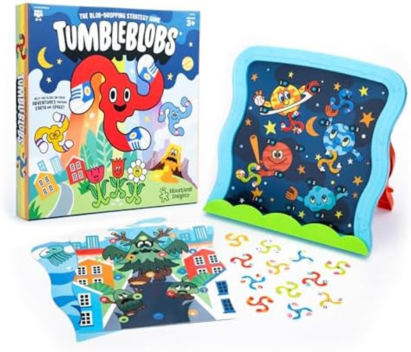 Educational Insights Tumbleblobs™ Blob-Dropping Strategy Game – Toddler Board Games For 1-2 Players, Preschool Color Matching, Memory & Counting Activities, Fine Motor Fun And s For Kids Ages 3+ Educational Insights Tumbleblobs™ Blob-Dropping Strategy Game – Toddler Board Games For 1-2 Players, Preschool Color Matching, Memory & Counting Activities, Fine Motor Fun And s For Kids Ages 3+