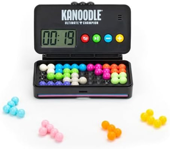 Educational Insights Kanoodle Ultimate Champion - 3D Brain Teaser Puzzle With Timer, Handheld Travel Games & Toys For Single Player, Challenging Logic Puzzles & s For Kids, Teens & Adults Ages 7+ Educational Insights Kanoodle Ultimate Champion - 3D Brain Teaser Puzzle With Timer, Handheld Travel Games & Toys For Single Player, Challenging Logic Puzzles & s For Kids, Teens & Adults Ages 7+