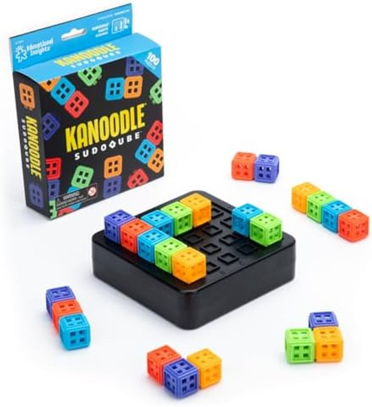 Educational Insights Kanoodle® Sudoqube™ - 3D Brain Teaser Puzzle, Pocket Sudoku Game, Color Puzzles & Handheld Board Games For Travel, s For Sudoku Lovers Including Kids, Teens & Adults Ages 7+ Educational Insights Kanoodle® Sudoqube™ - 3D Brain Teaser Puzzle, Pocket Sudoku Game, Color Puzzles & Handheld Board Games For Travel, s For Sudoku Lovers Including Kids, Teens & Adults Ages 7+