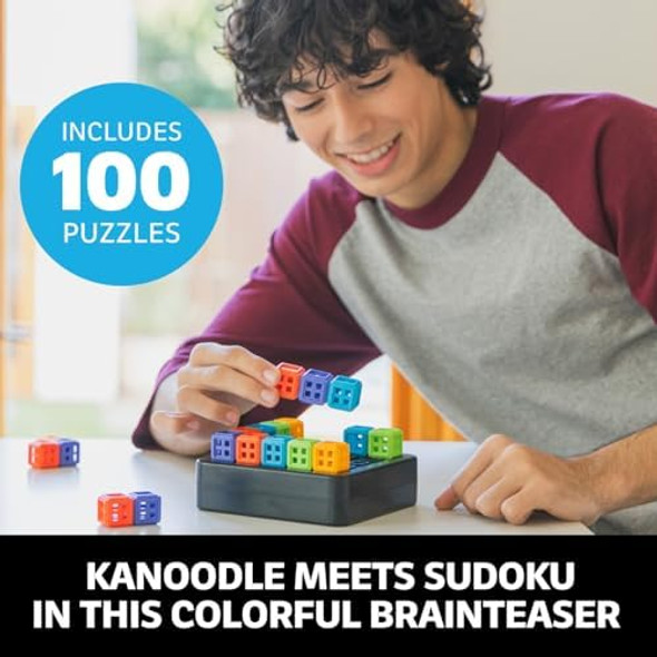 Educational Insights Kanoodle® Sudoqube™ - 3D Brain Teaser Puzzle, Pocket Sudoku Game, Color Puzzles & Handheld Board Games For Travel, s For Sudoku Lovers Including Kids, Teens & Adults Ages 7+ Educational Insights Kanoodle® Sudoqube™ - 3D Brain Teaser Puzzle, Pocket Sudoku Game, Color Puzzles & Handheld Board Games For Travel, s For Sudoku Lovers Including Kids, Teens & Adults Ages 7+