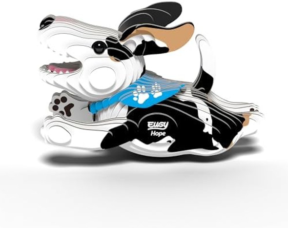 Eugy Dog Hope 3D Puzzle - 43 Piece Eco-Friendly Educational Toy Puzzle For Boys, Girls & Kids Ages 6+